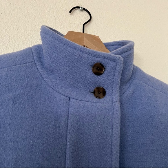 J.Crew Factory button neck city coat - Picture 2 of 13